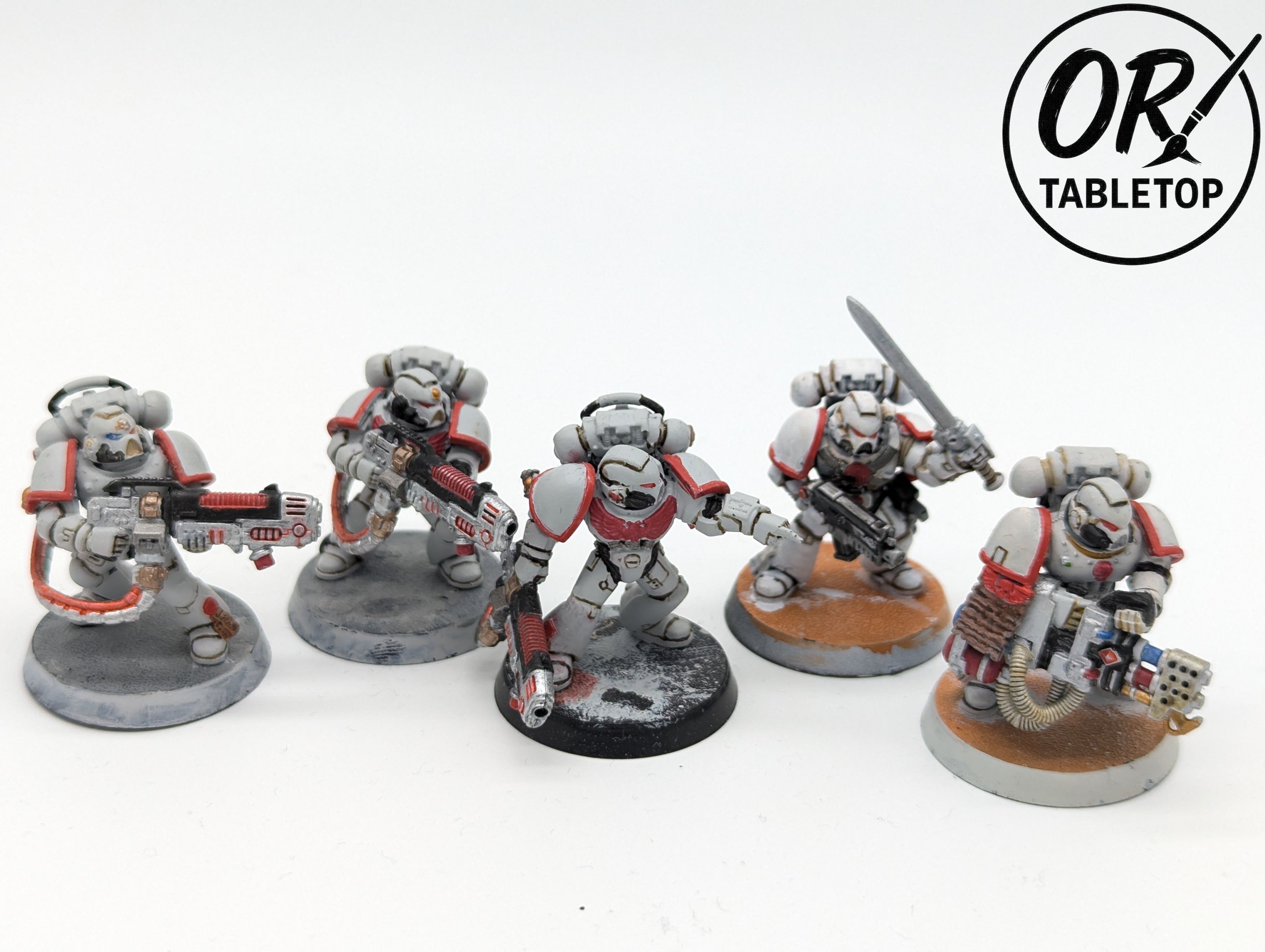 5 Tactical Marines, Hellblaster Squad, Space Marines, Warhammer 40K