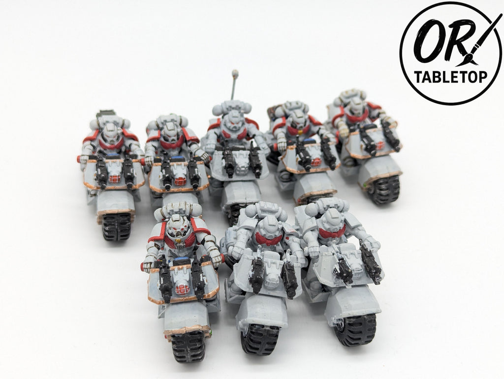Space Marine Bikers (8), Bikes, Space Marines, Warhammer 40K