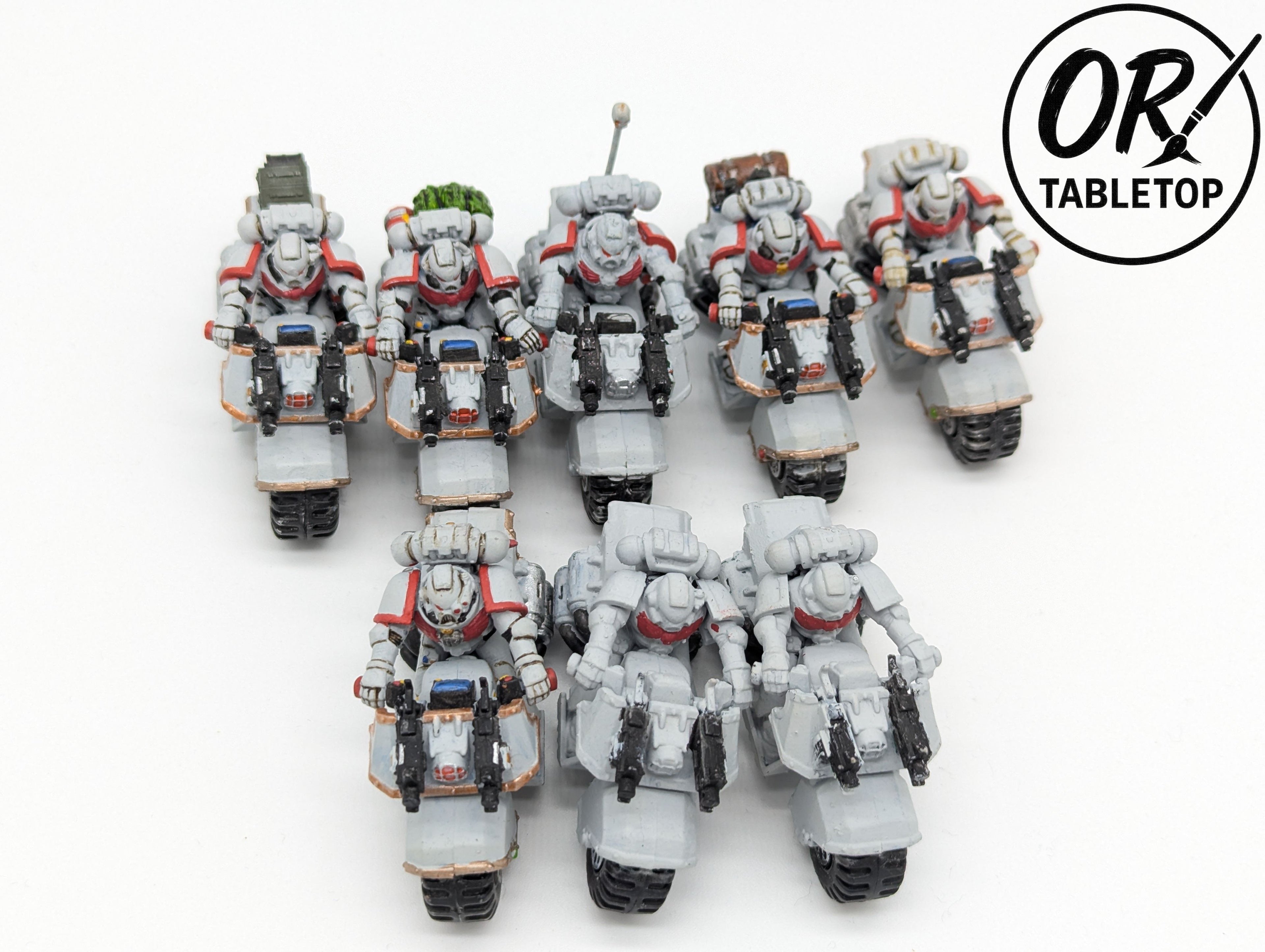 Space Marine Bikers (8), Bikes, Space Marines, Warhammer 40K