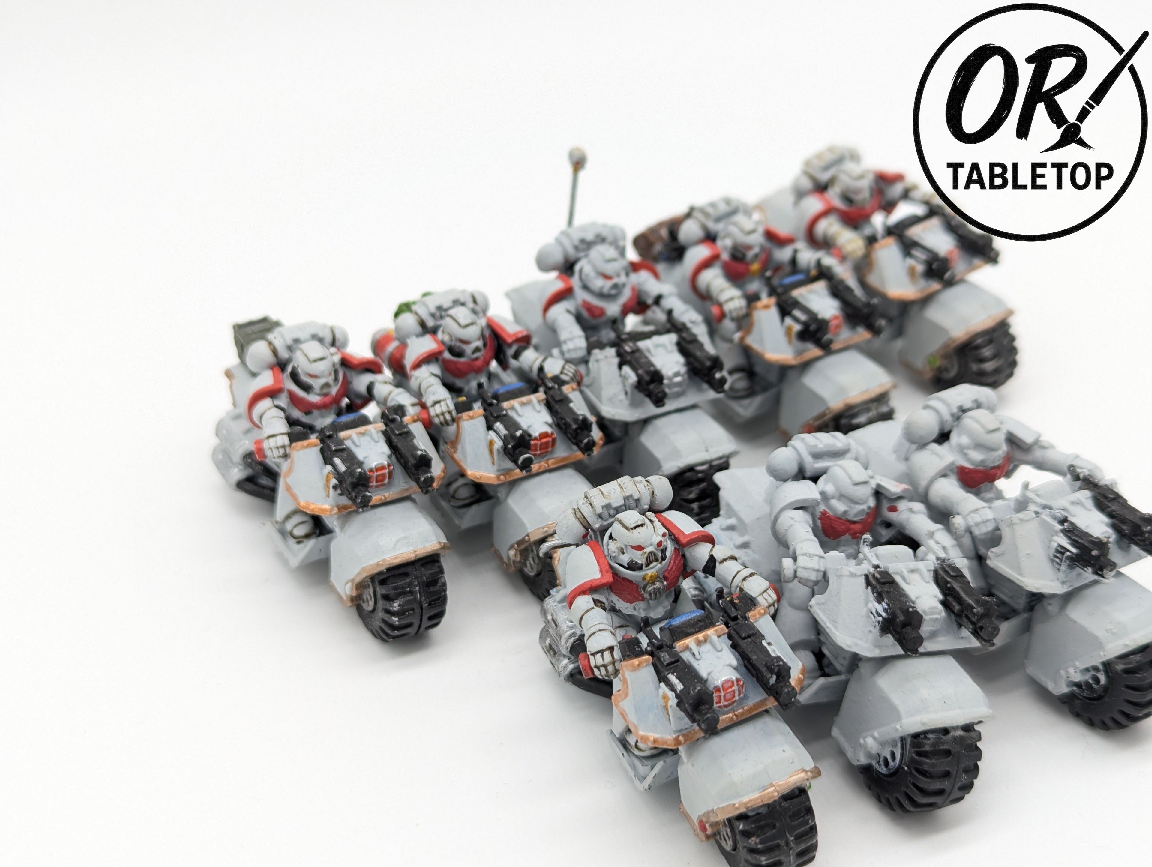Space Marine Bikers (8), Bikes, Space Marines, Warhammer 40K