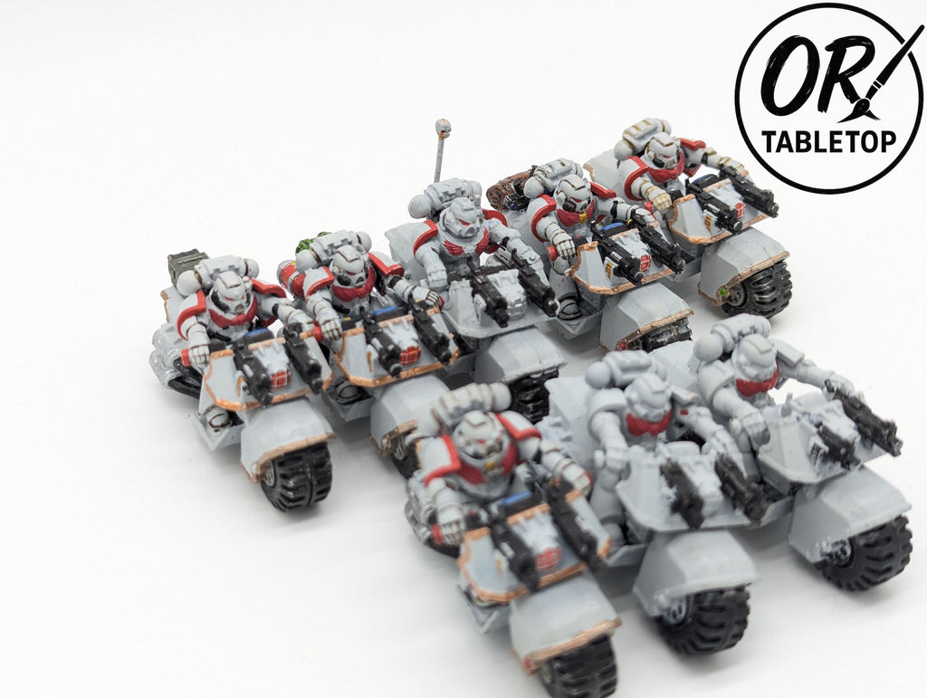 Space Marine Bikers (8), Bikes, Space Marines, Warhammer 40K