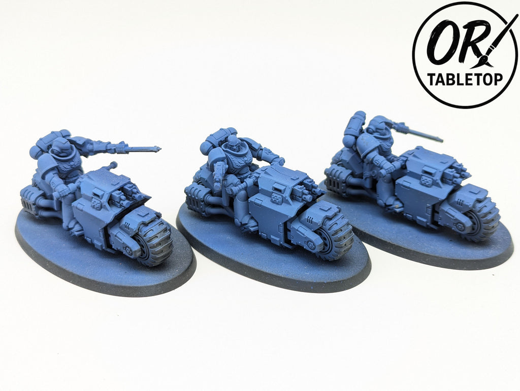 3 Excursors, Biker, Primaris Space Marines, Warhammer 40K