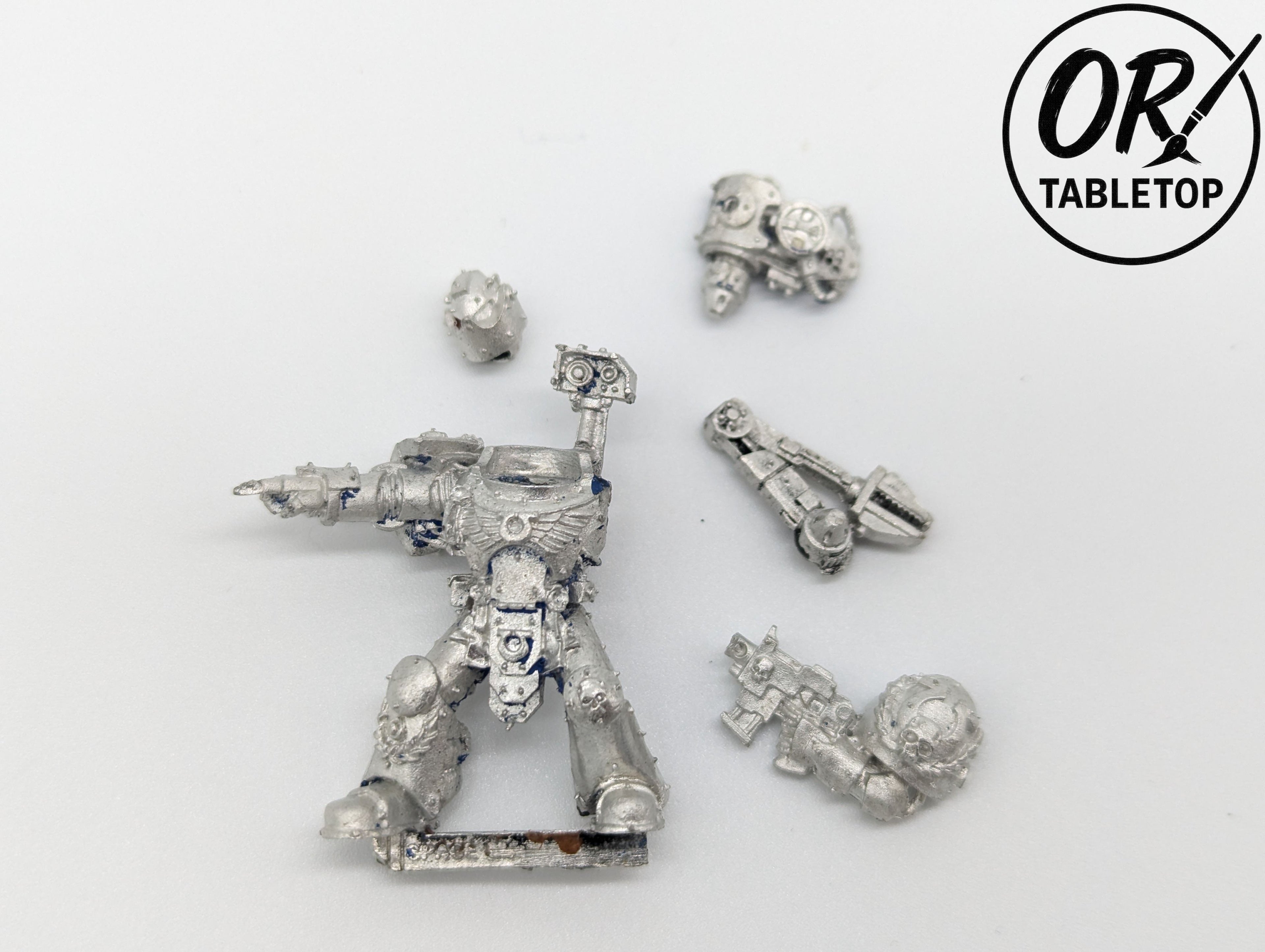 Sergeant Chronus, *Metall*, Space Marines, Warhammer 40K