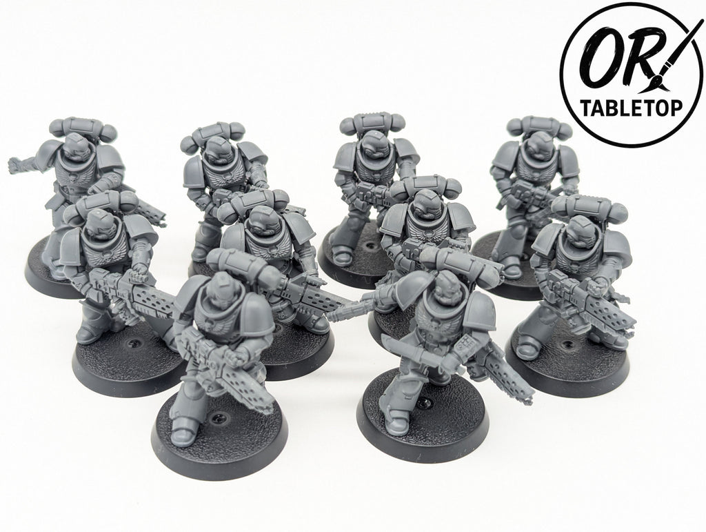 10 Infernus Marines, Primaris Space Marines, Warhammer 40K