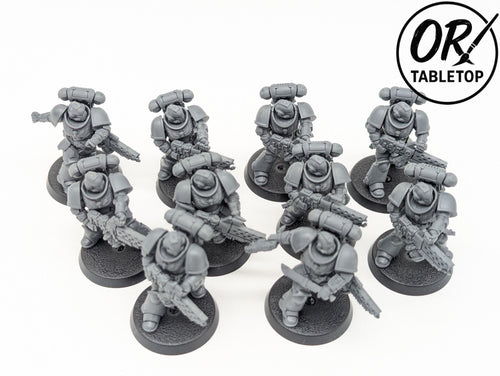 10 Infernus Marines, Primaris Space Marines, Warhammer 40K