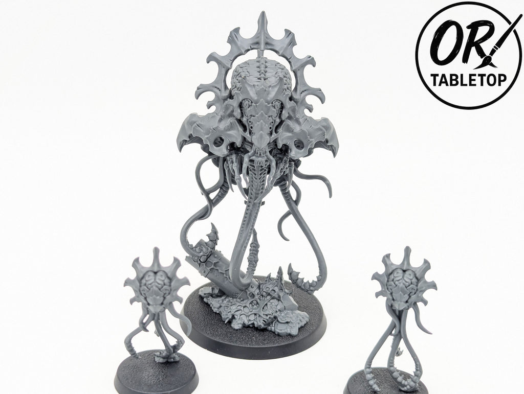Neurotyrant + 2 Neuroloid, Tyraniden, Warhammer 40K