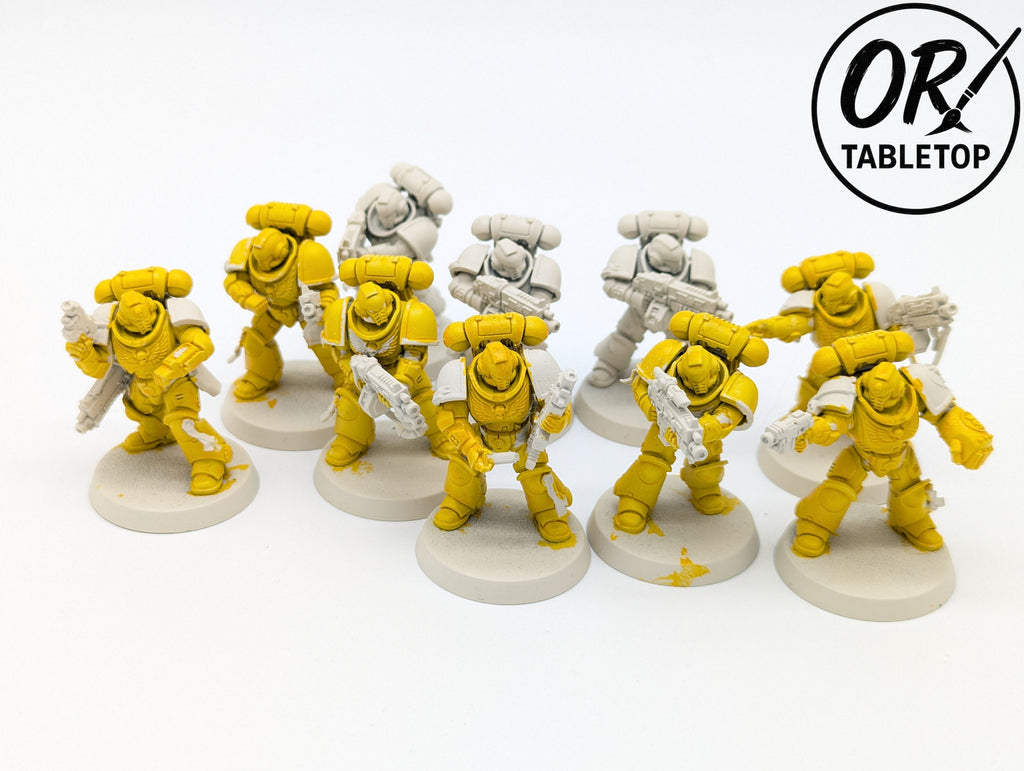 10 Intercessors, Primaris Space Marines, Warhammer 40K, Imperial Fists