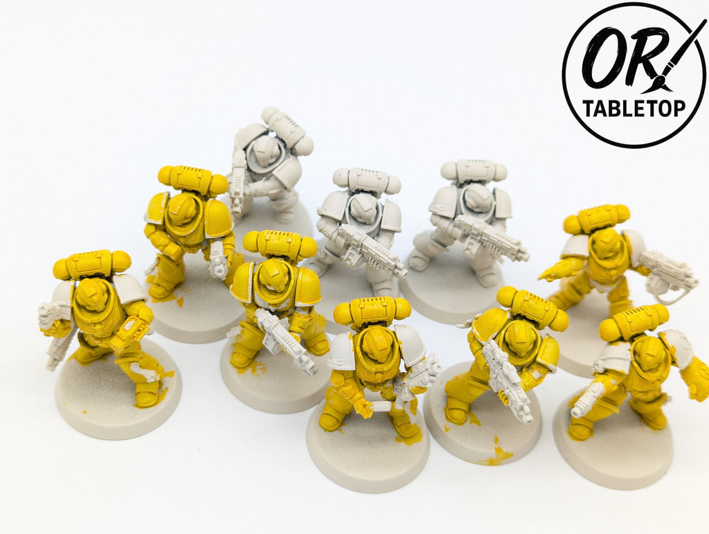 10 Intercessors, Primaris Space Marines, Warhammer 40K, Imperial Fists