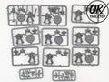 9x 2nd Edition Space Marines, *OOP* *Selten*, im Gussrahmen, Warhammer 40K