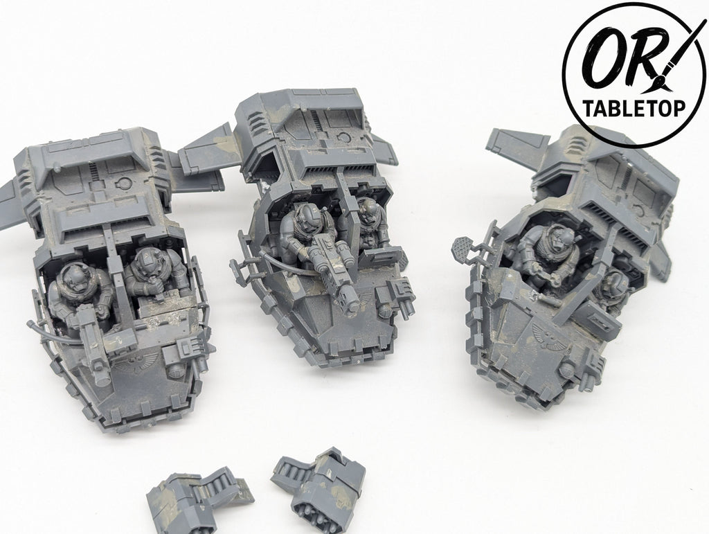 3 Landspeeder, Space Marines, Warhammer 40K