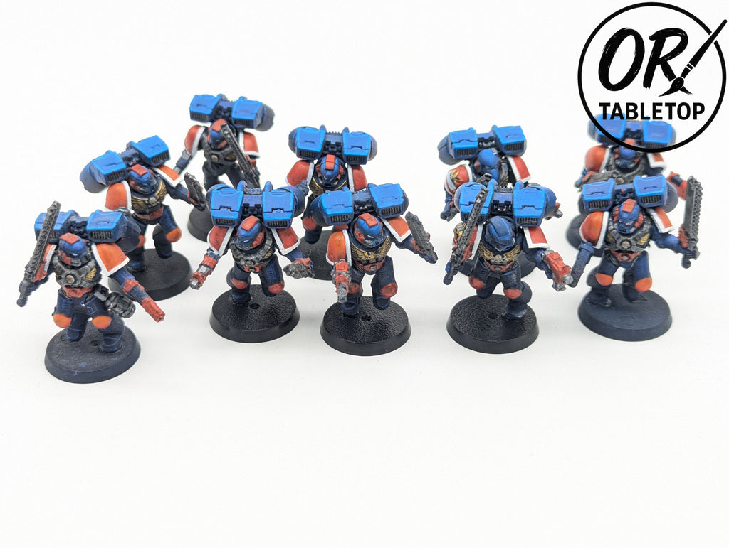 10 Assault Marines mit Jumppacks, Space Marines, Warhammer 40K