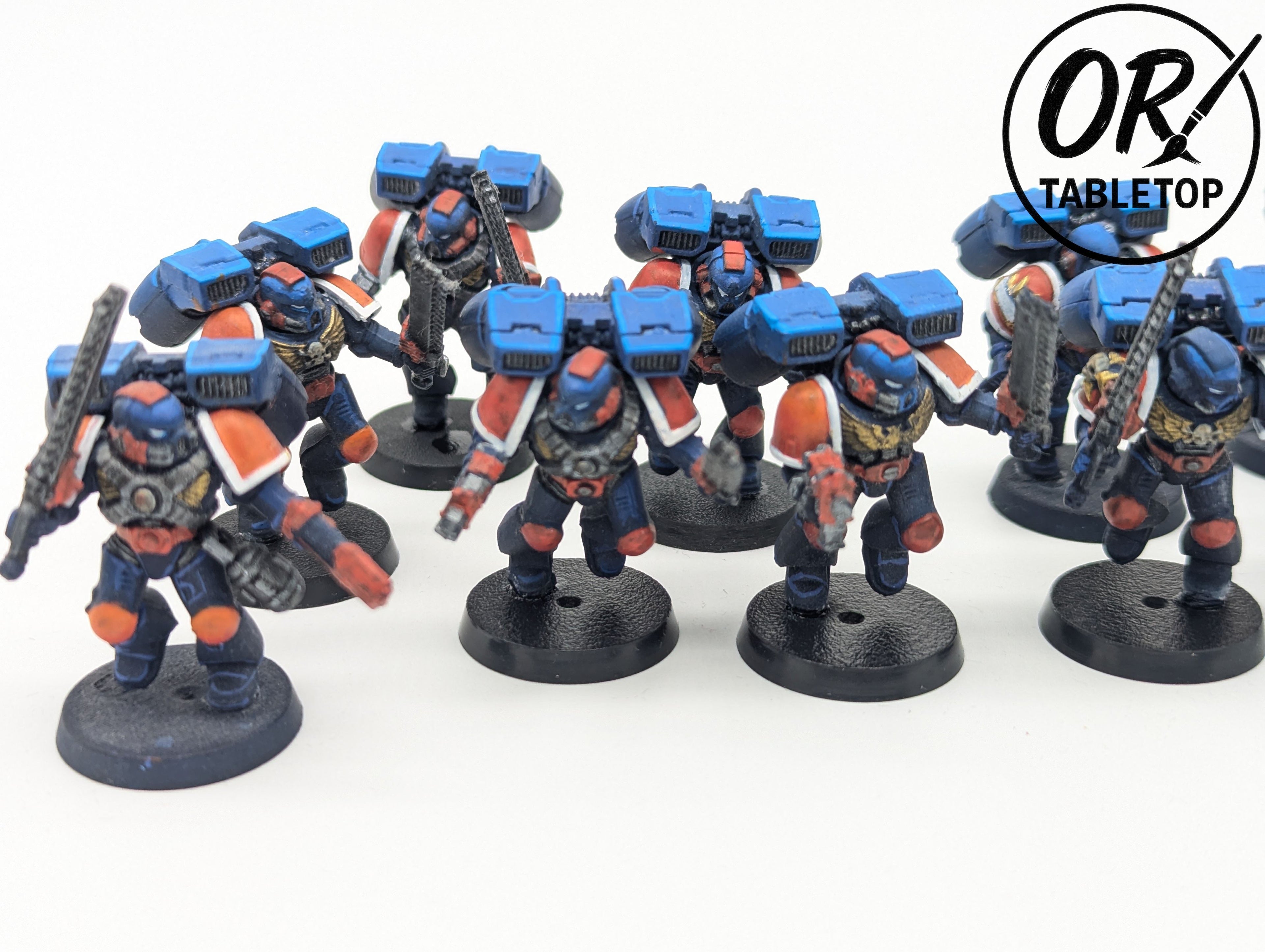 10 Assault Marines mit Jumppacks, Space Marines, Warhammer 40K