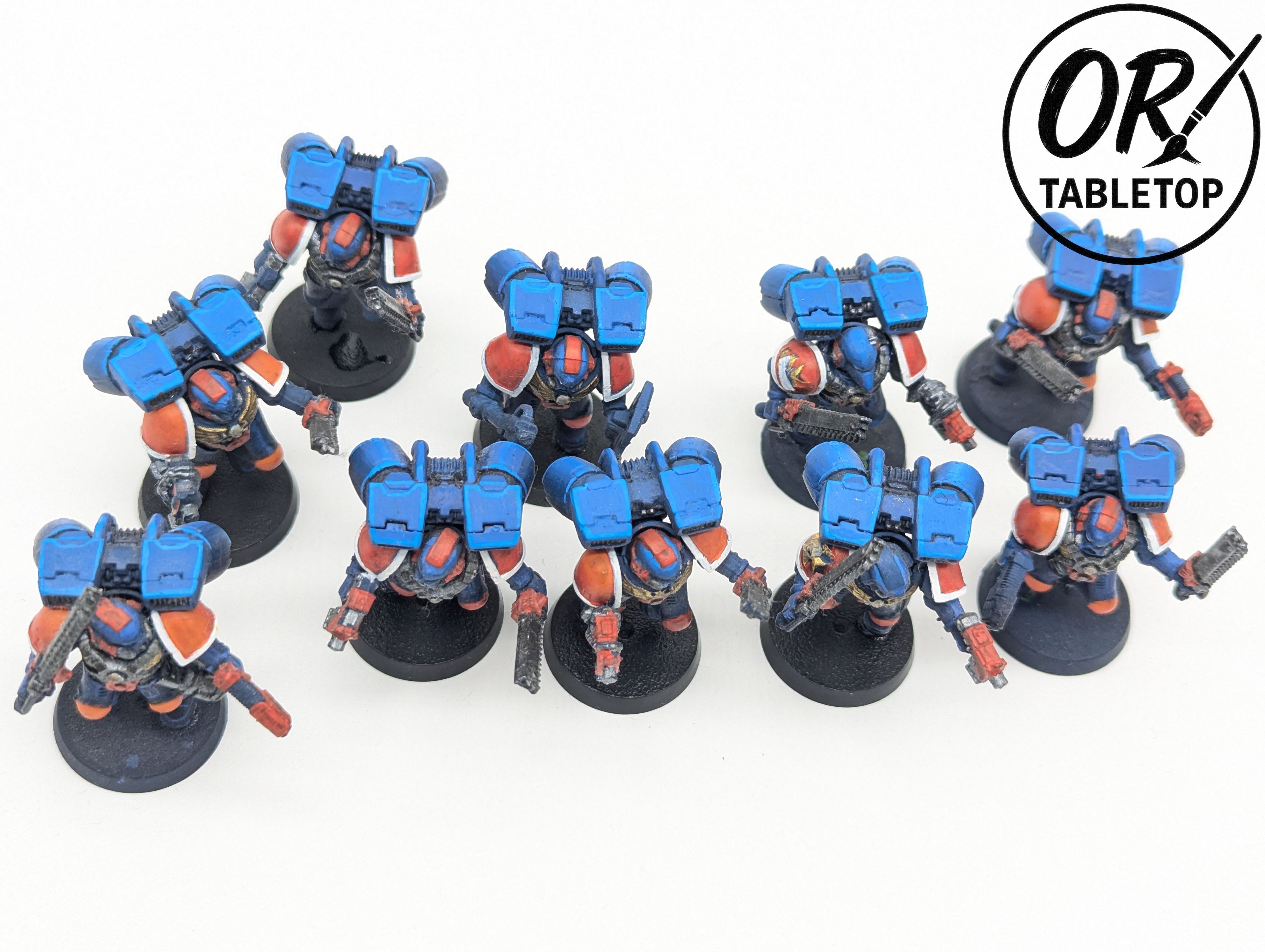 10 Assault Marines mit Jumppacks, Space Marines, Warhammer 40K
