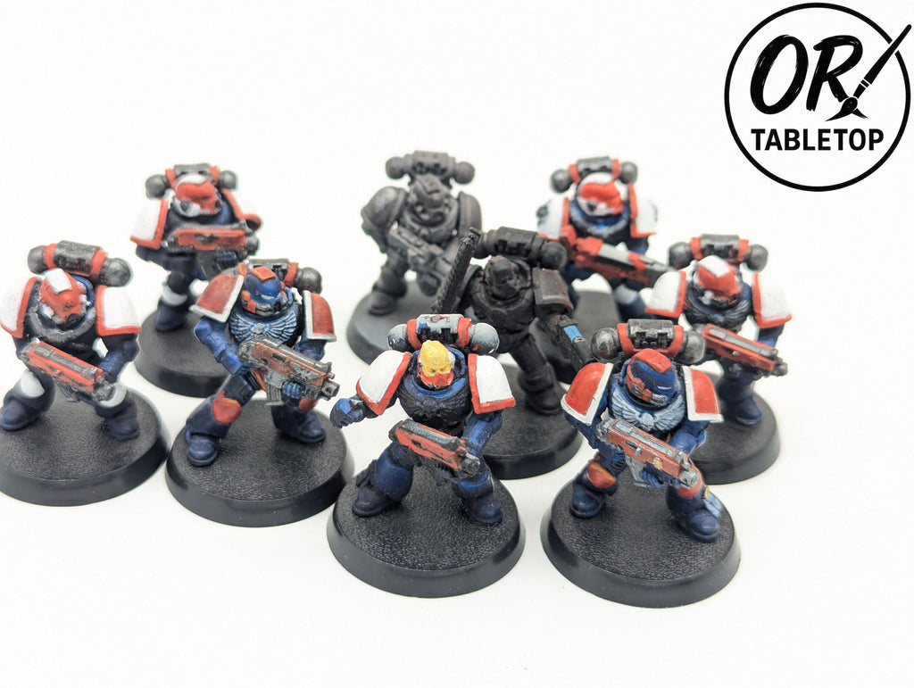 9 Tactical Marines, Space Marines, Warhammer 40K