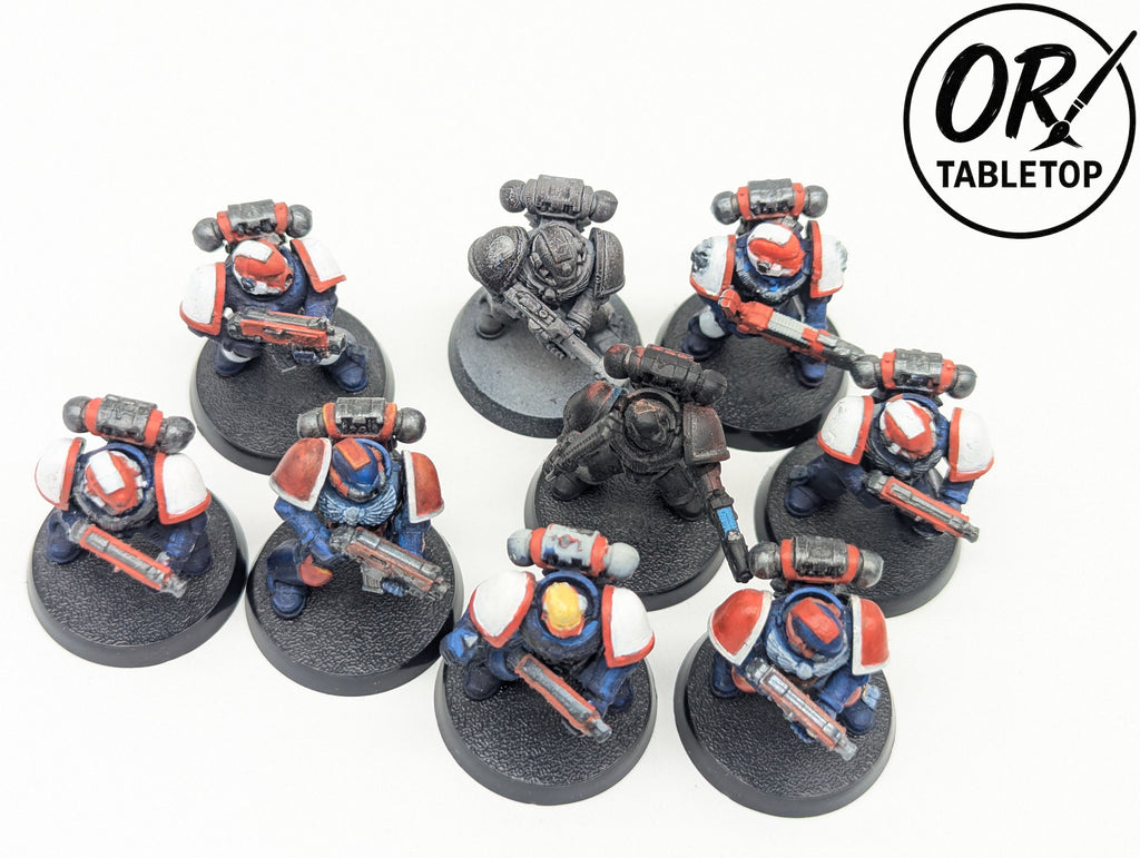9 Tactical Marines, Space Marines, Warhammer 40K