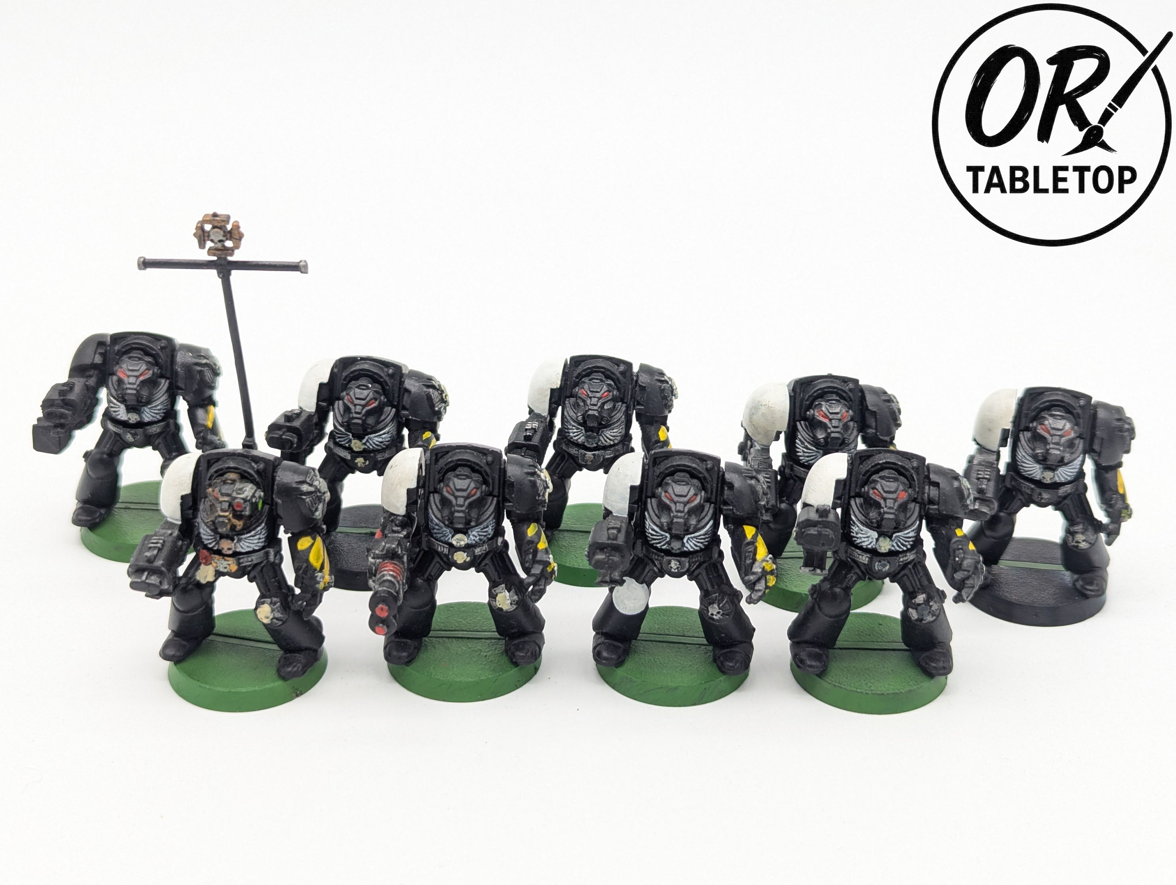 9 Terminators, *Selten* Space Marines, 2nd Edition, Warhammer 40K