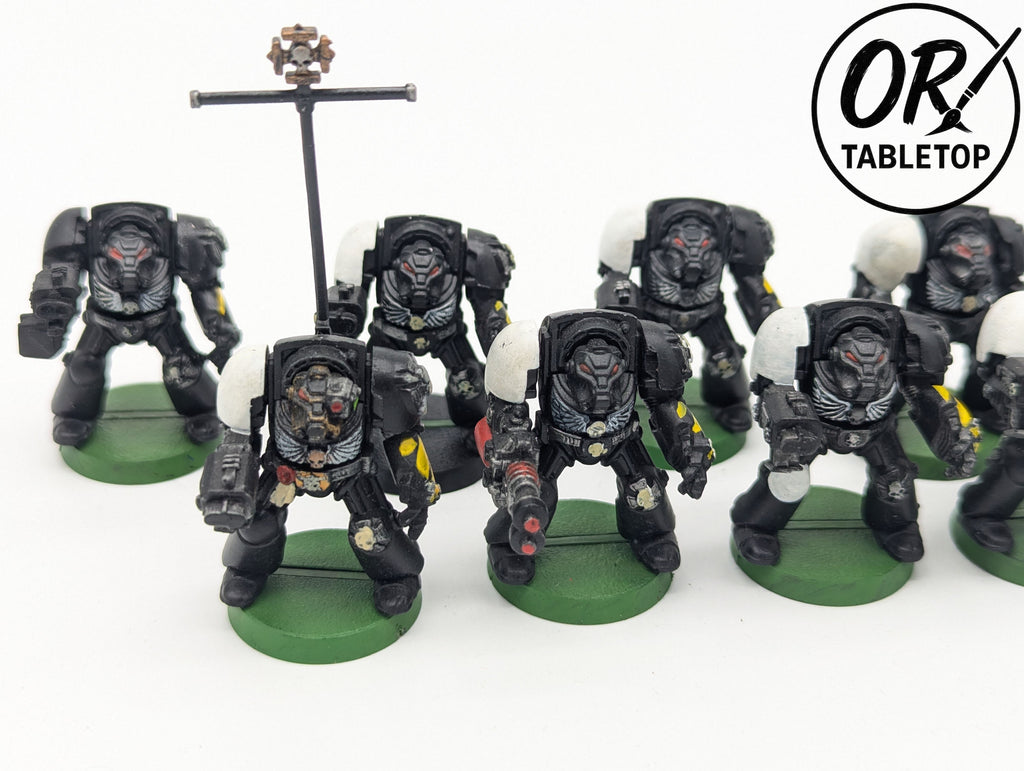 9 Terminators, *Selten* Space Marines, 2nd Edition, Warhammer 40K