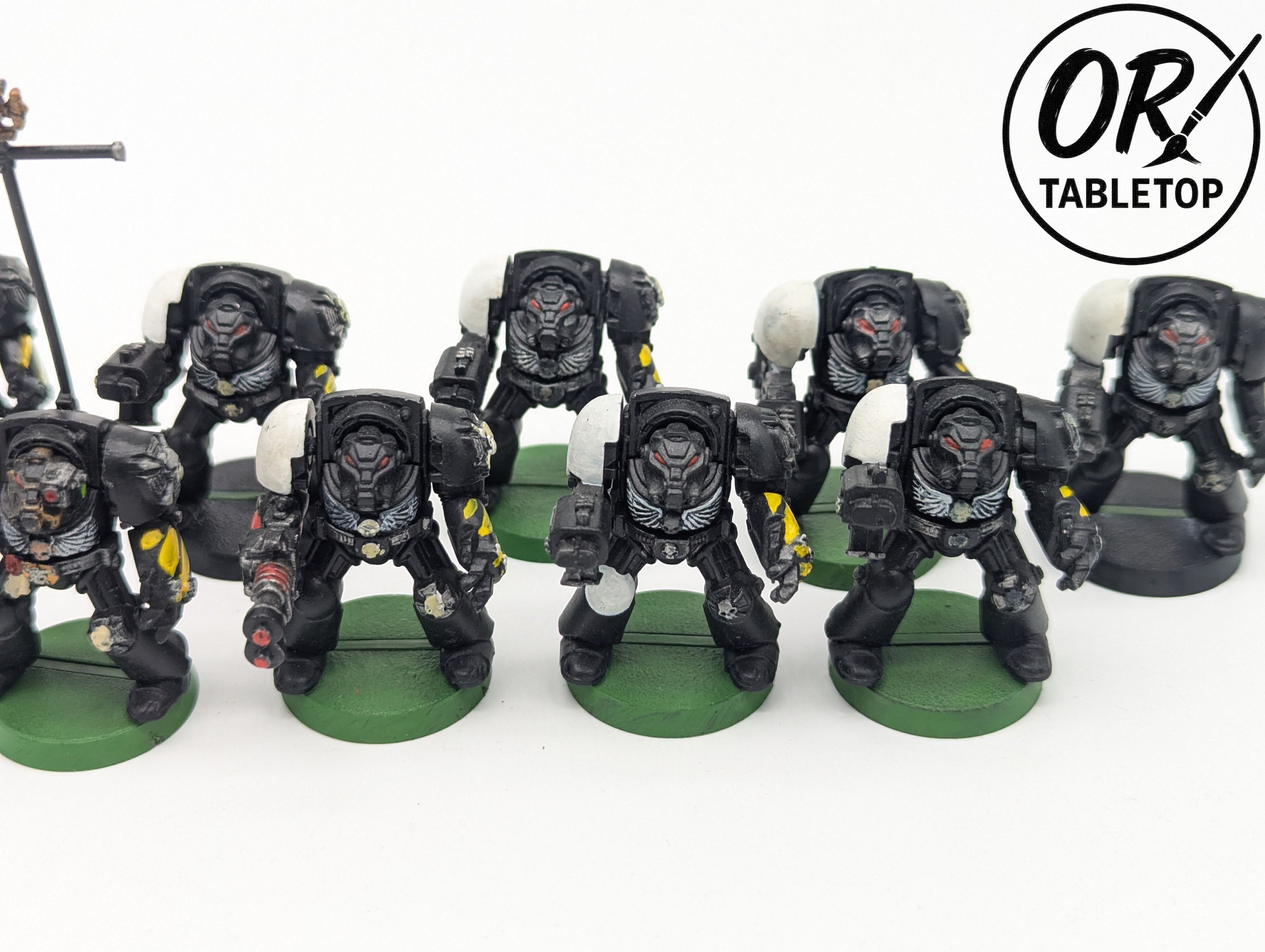 9 Terminators, *Selten* Space Marines, 2nd Edition, Warhammer 40K