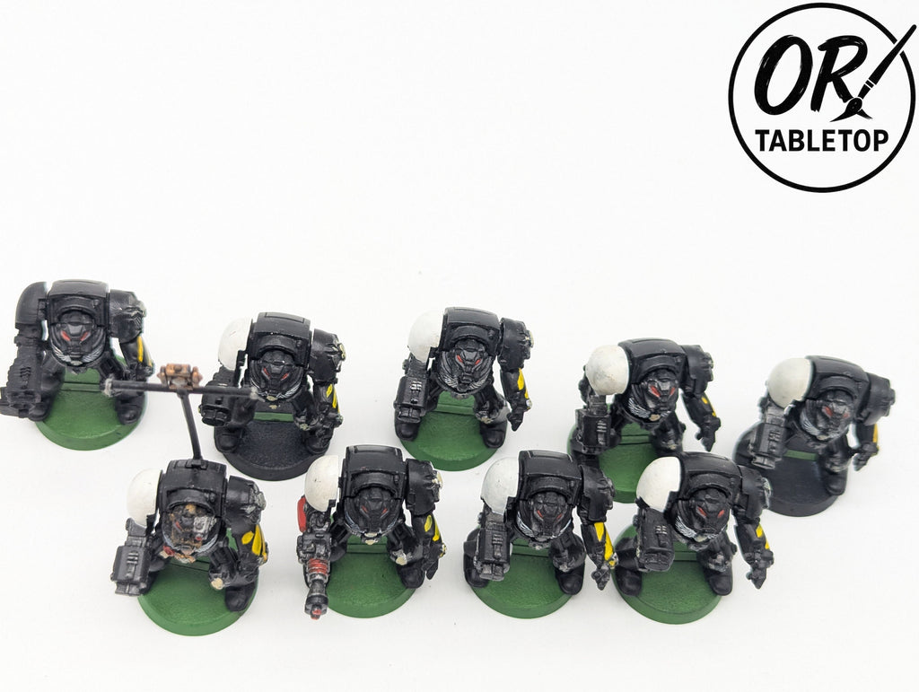 9 Terminators, *Selten* Space Marines, 2nd Edition, Warhammer 40K