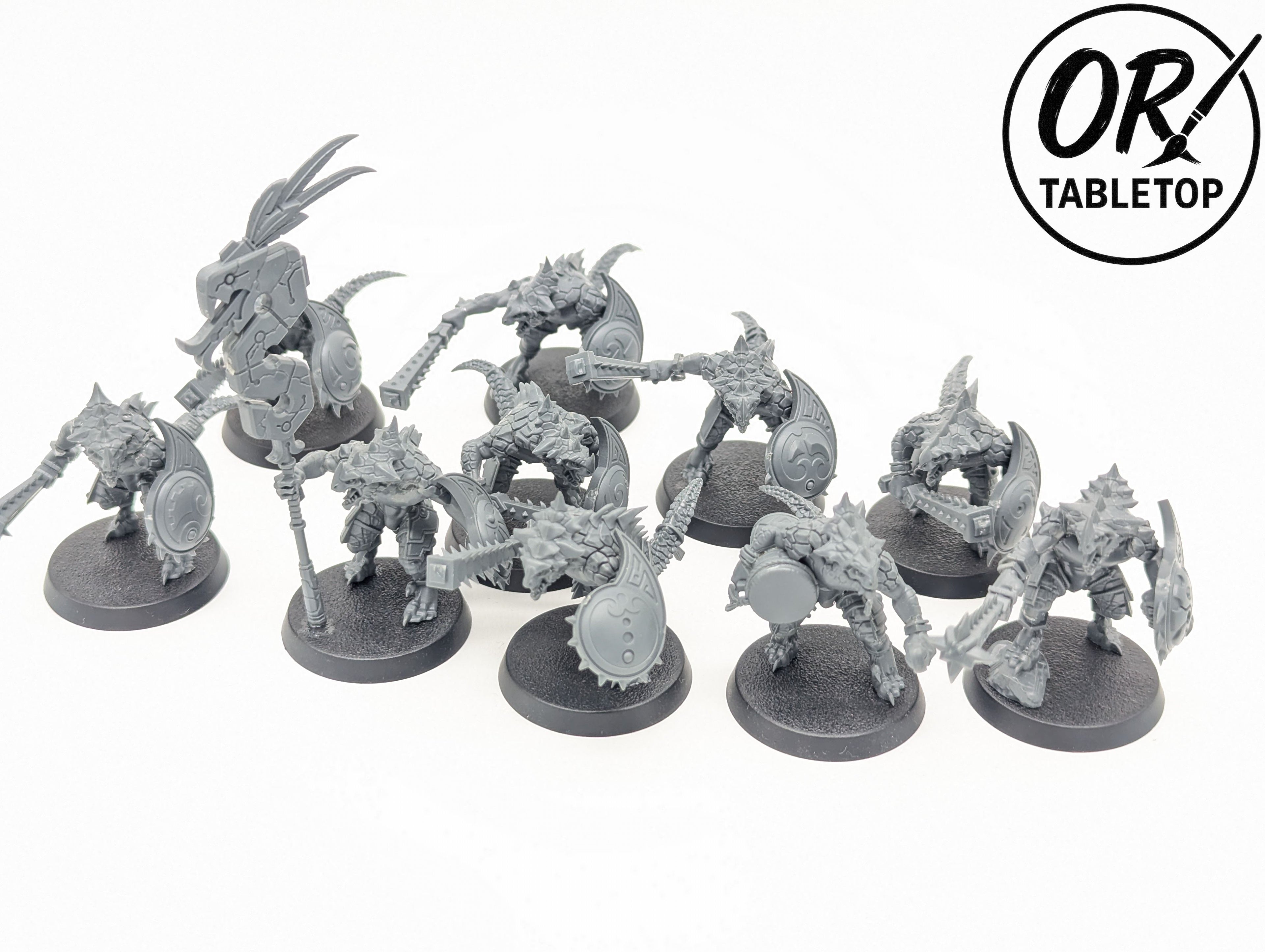 10 Saurus Krieger, Warriors, Seraphon, Echsenmenschen, Warhammer AoS