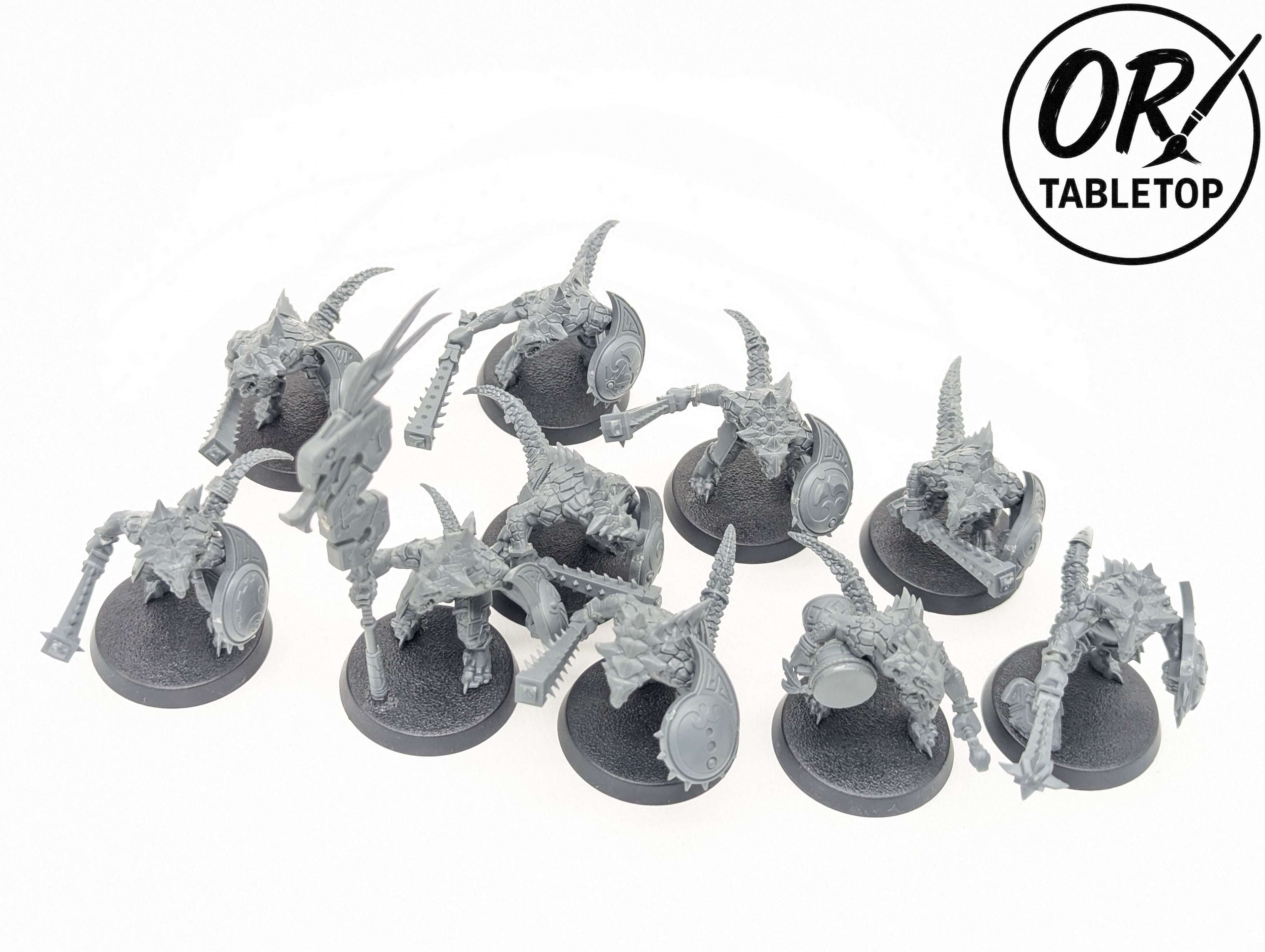 10 Saurus Krieger, Warriors, Seraphon, Echsenmenschen, Warhammer AoS
