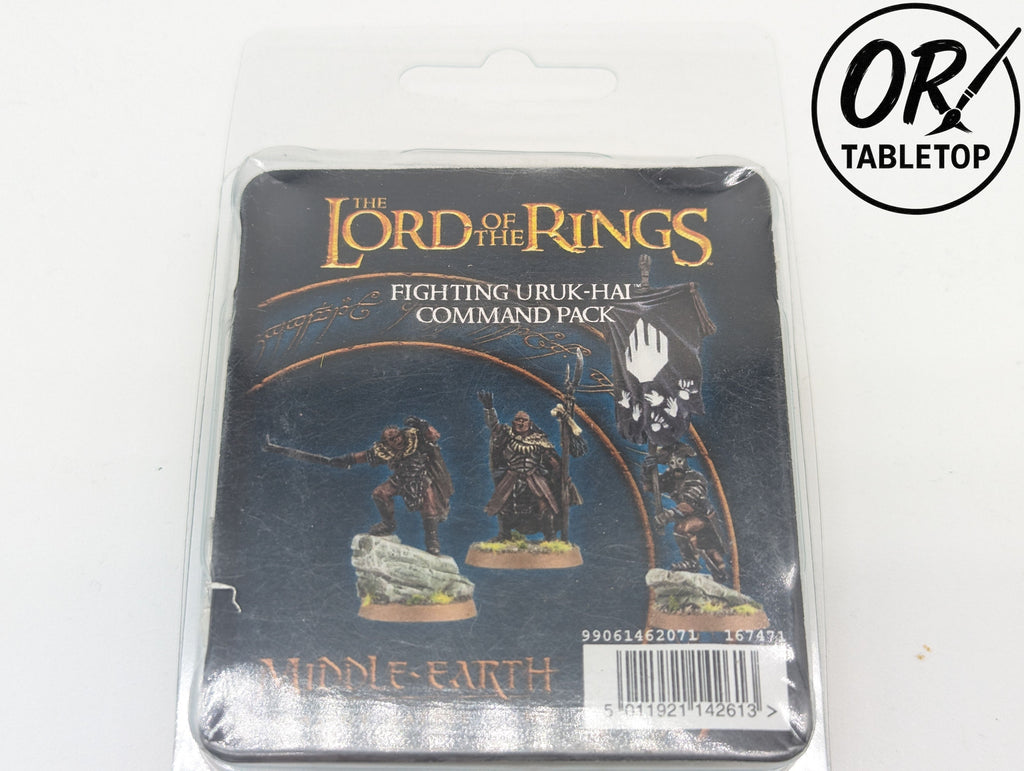 Uruk Hai Kommando, Metall, Isengart, Herr der Ringe Tabletop, MESBG