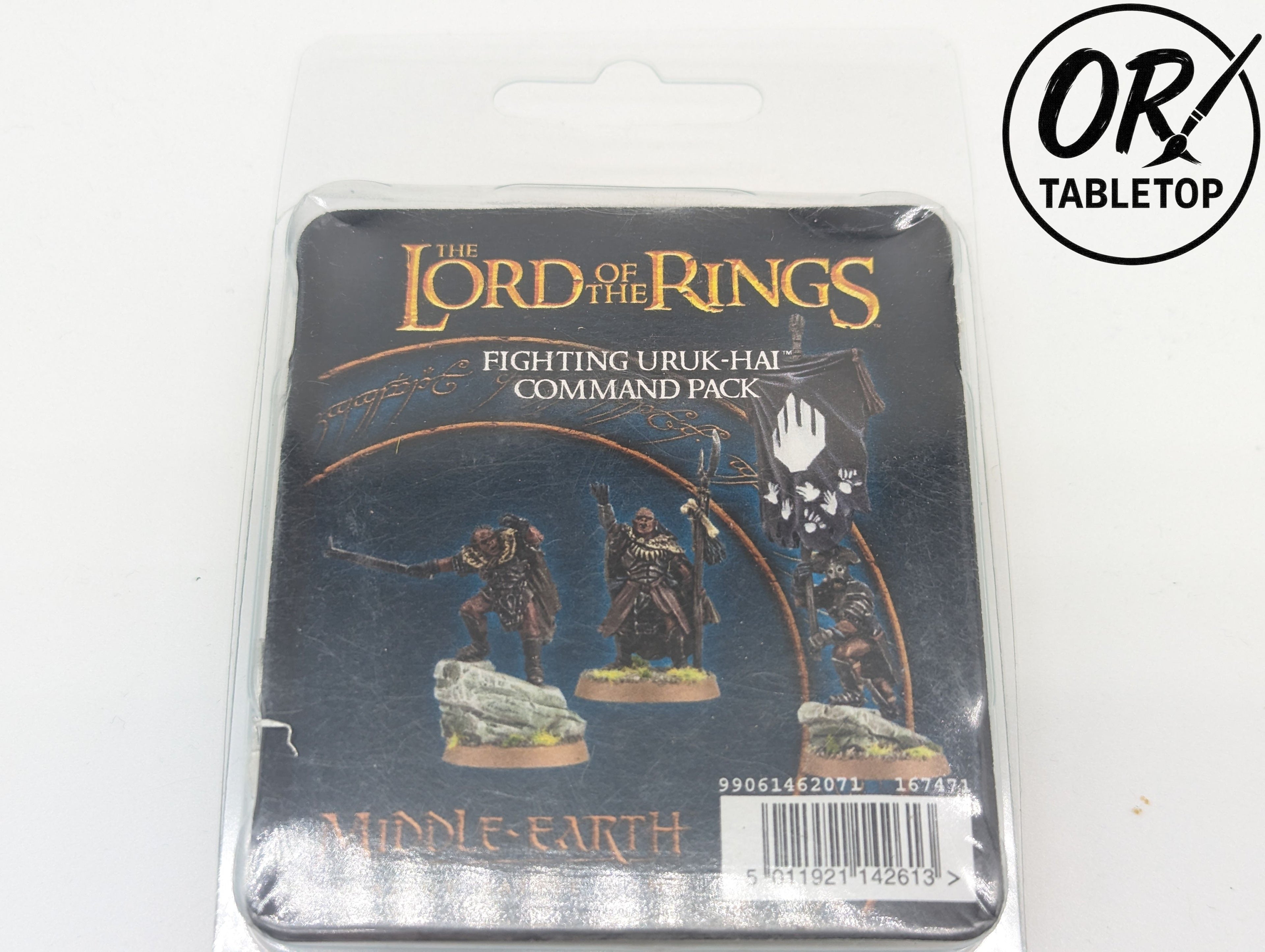 Uruk Hai Kommando, Metall, Isengart, Herr der Ringe Tabletop, MESBG
