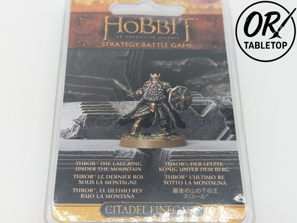 Thror, König unter dem Berg, Zwerge, Hobbit, Herr der Ringe Tabletop, MESBG