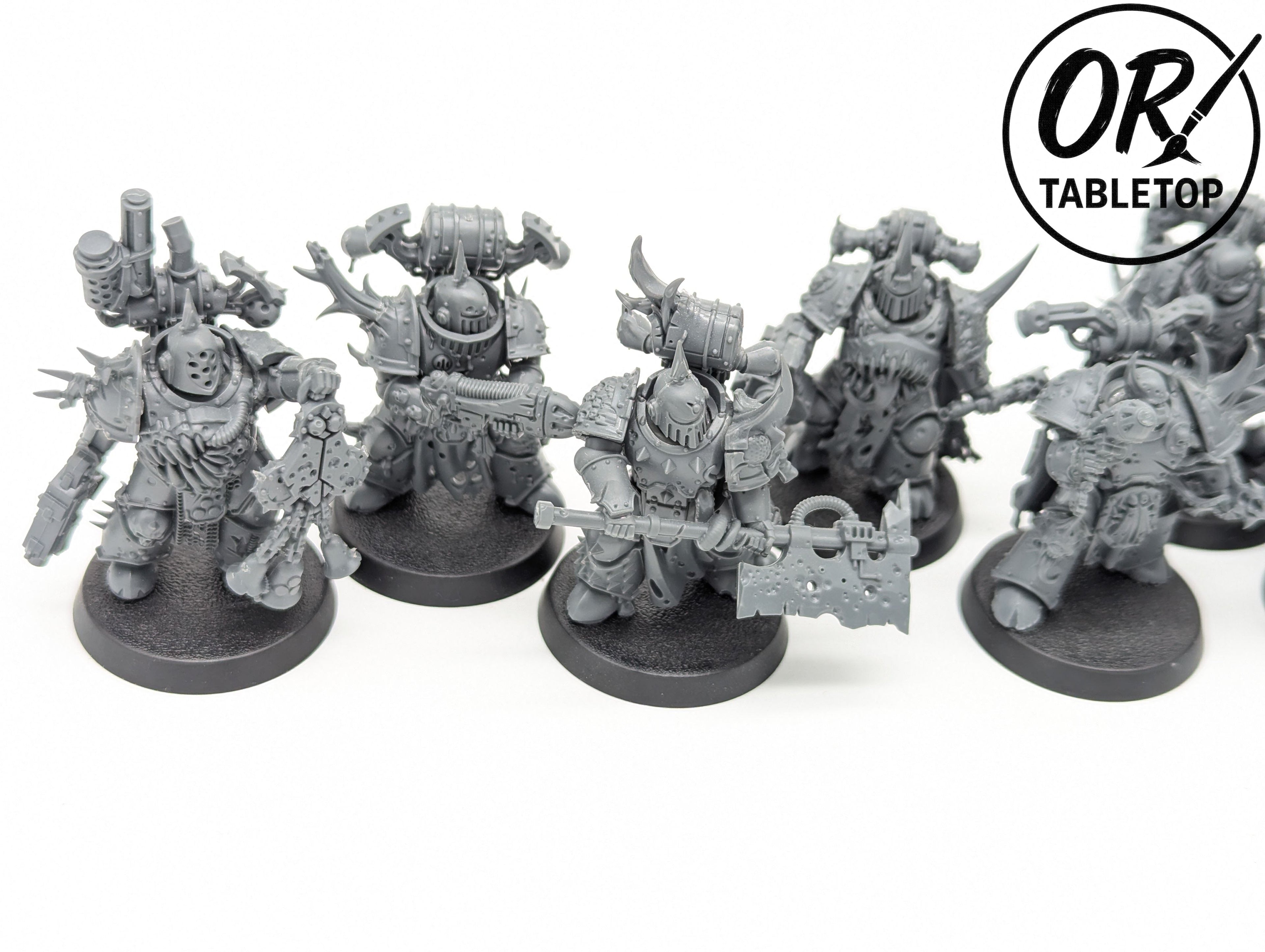7 Plague Marines, Death Guard, Chaos Space Marines, Warhammer 40K