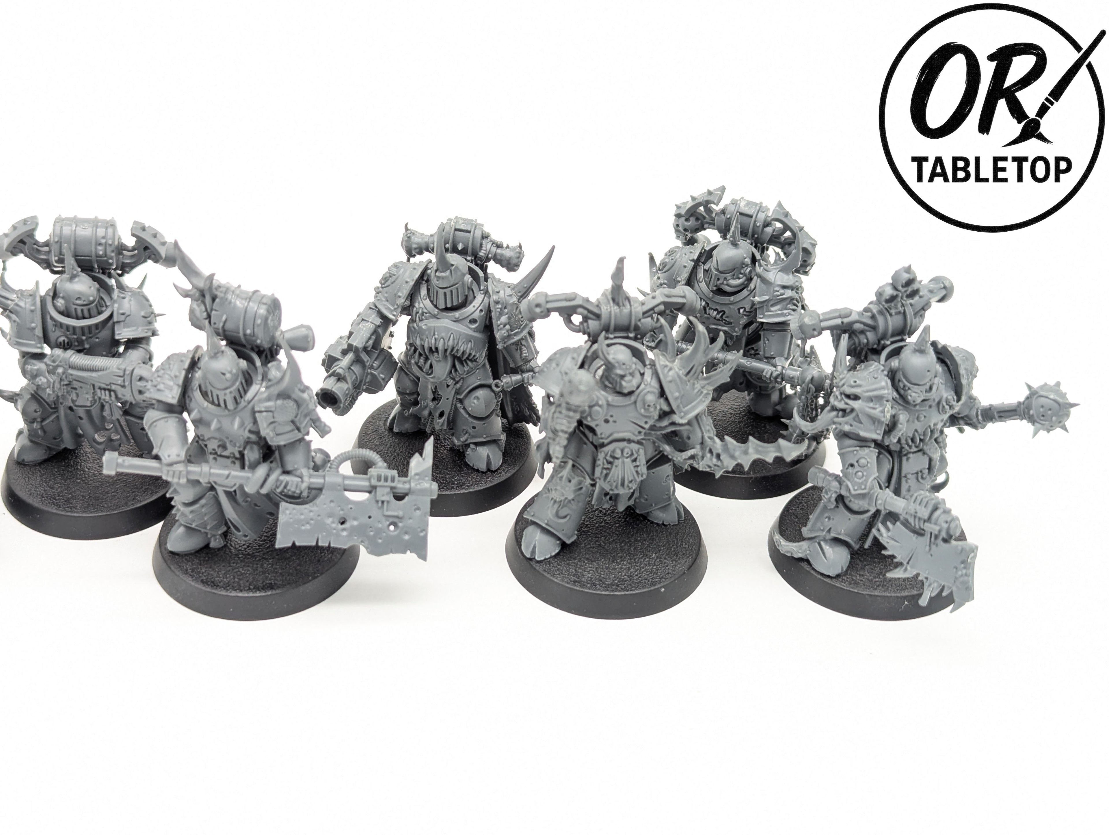 7 Plague Marines, Death Guard, Chaos Space Marines, Warhammer 40K